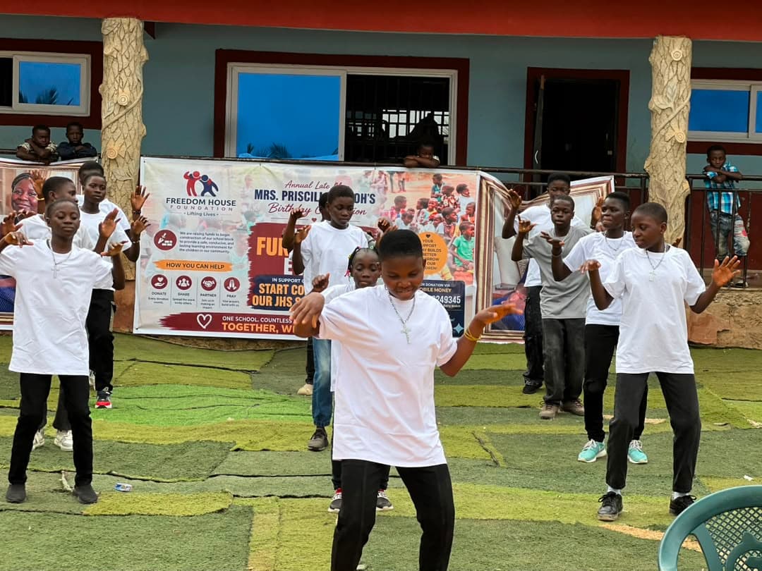ABCD Academy performing at the Annual Mrs. Priscilla Andoh Birthday Celebration fundraiser
