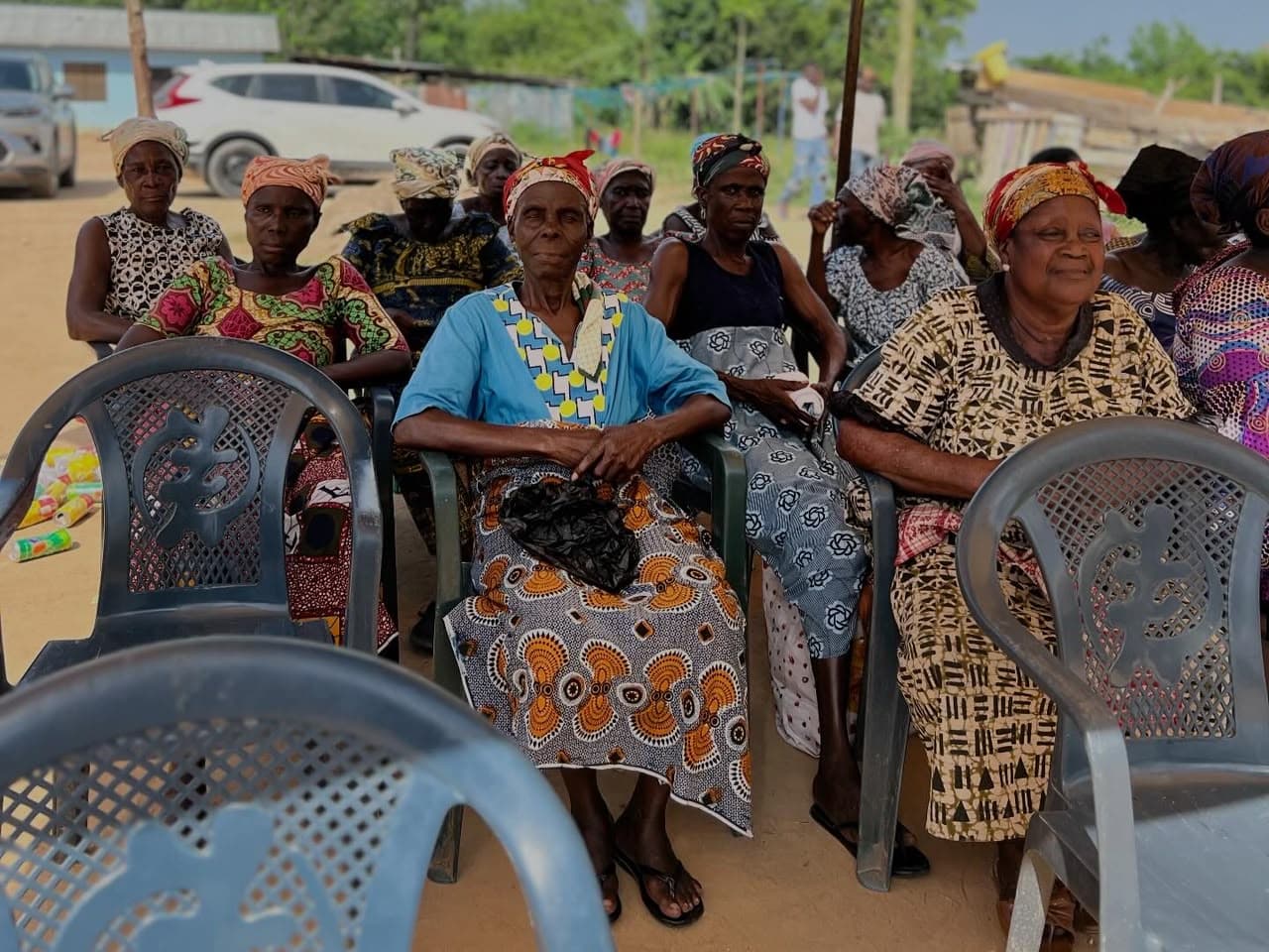 Widows of Freedom Vocational Training Institute at the annual clothes giveaway