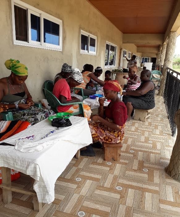 Widows' vocational skills workshop