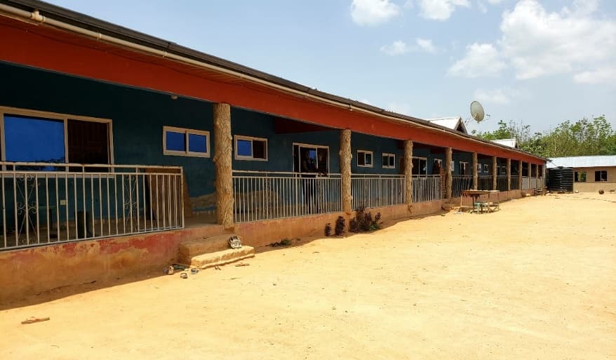 Our dormitory building at Freedom House Foundation, Fianko